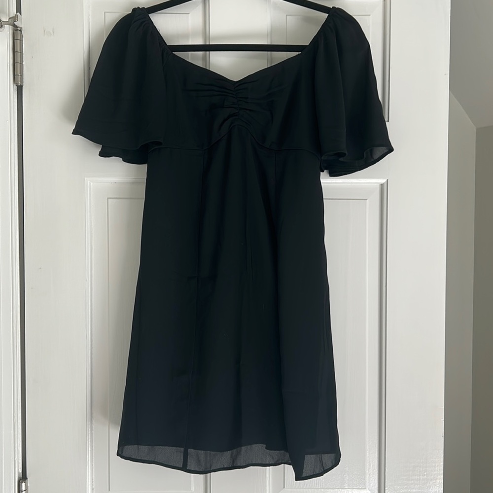 Nwt Abercrombie & Fitch black double lined dress